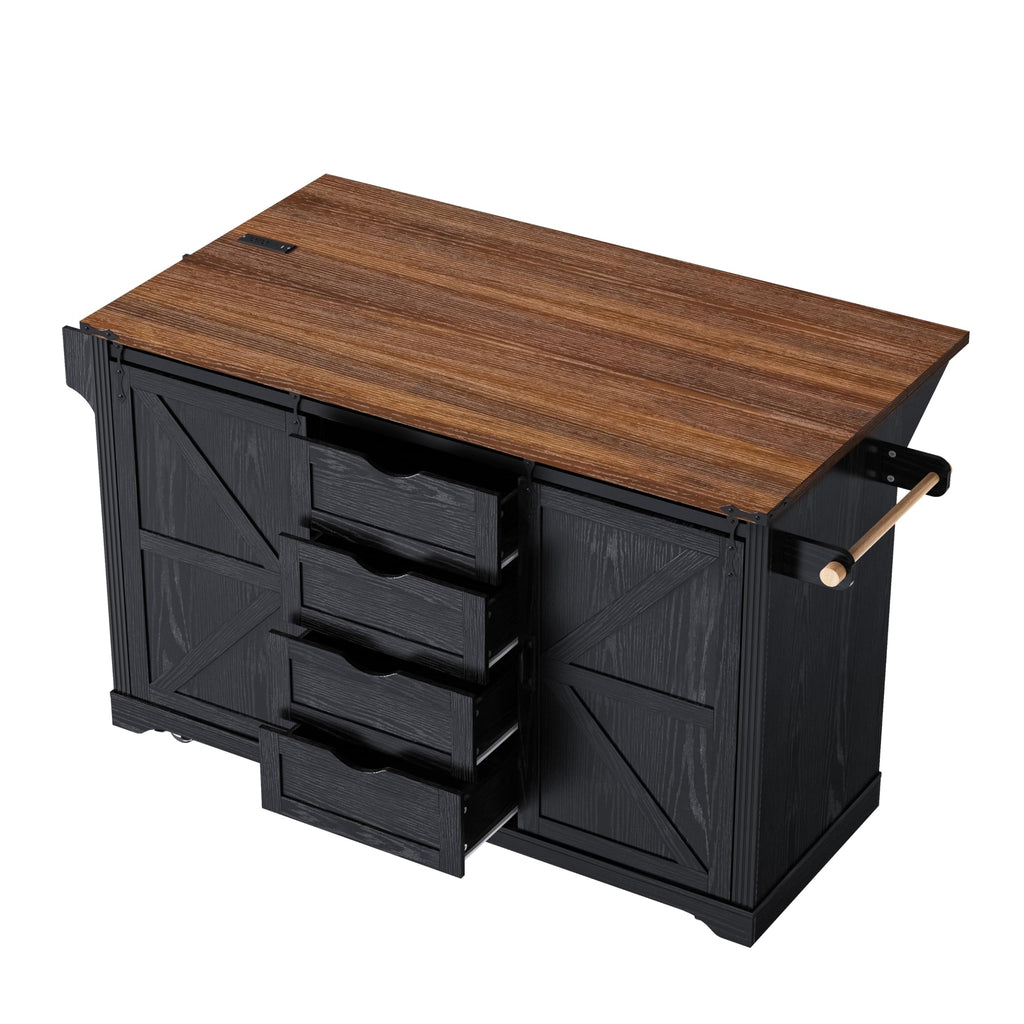 39.4" Coffee Bar Cupboard with Fridge Spaceï¼Natural Oak-ws