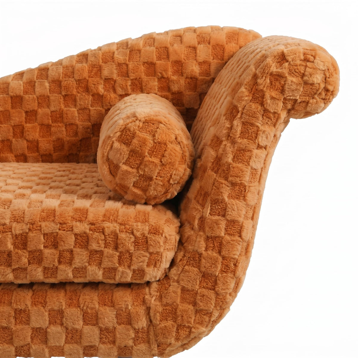 ERYE Boucle Upholstered Left Facing Chaise Lounge Indoor for Living Room Bedroom,Comfy Single Chaise Lounge Modern Leisure Recliner Sleeper Sofa Daybed, Easy Assemble