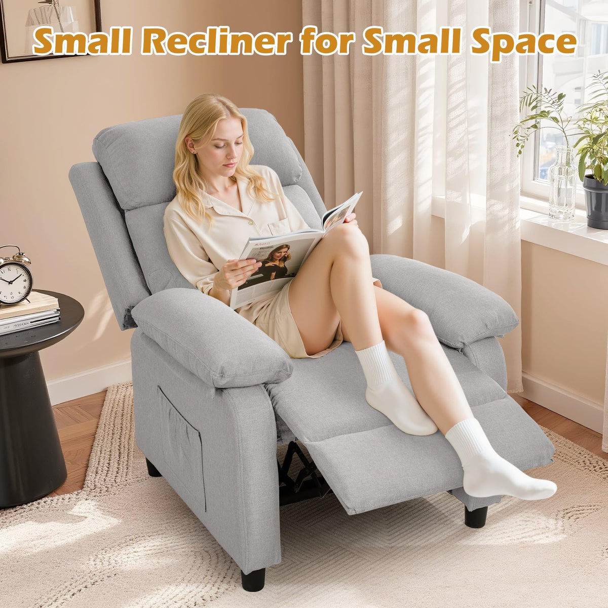 Korser Recliner Chair, Living Room Chairs for Adults