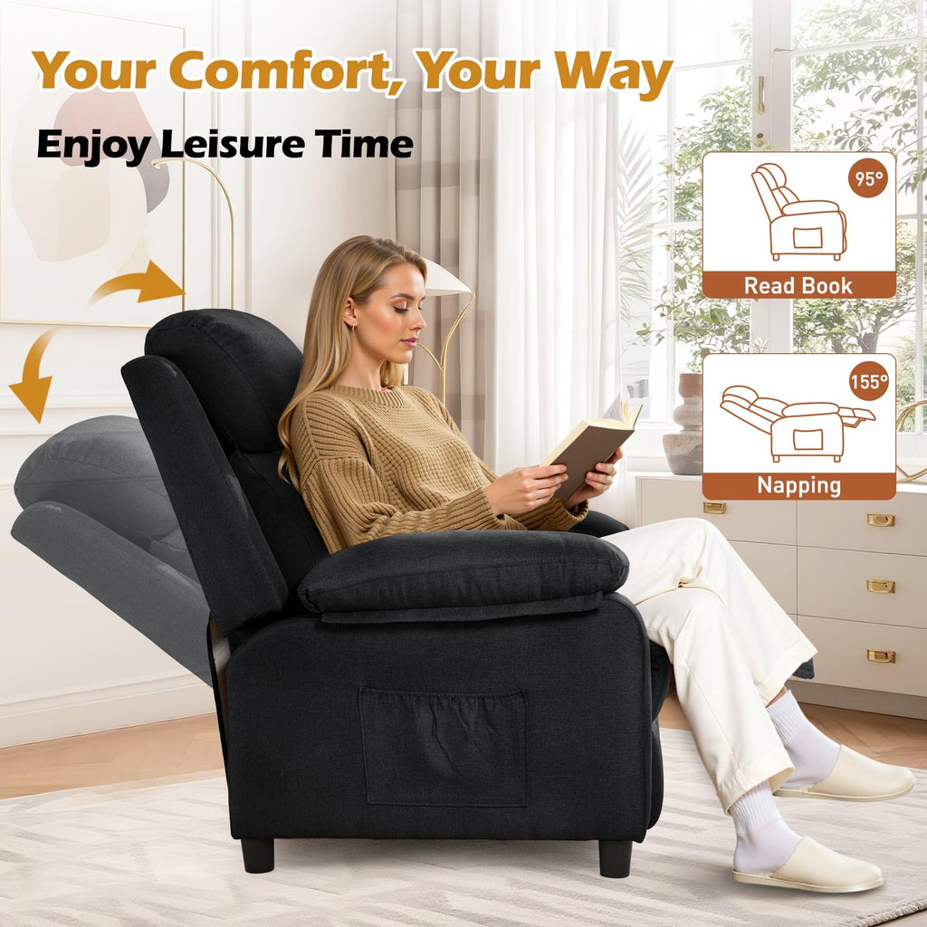 Korser Recliner Chair, Living Room Chairs for Adults