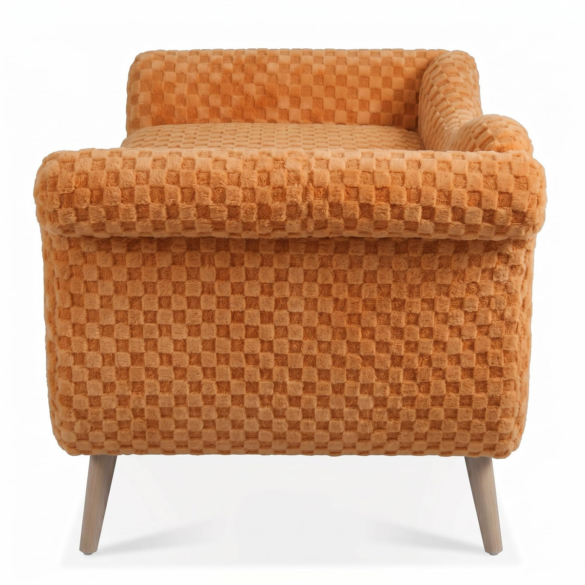 ERYE Boucle Upholstered Left Facing Chaise Lounge Indoor for Living Room Bedroom,Comfy Single Chaise Lounge Modern Leisure Recliner Sleeper Sofa Daybed, Easy Assemble