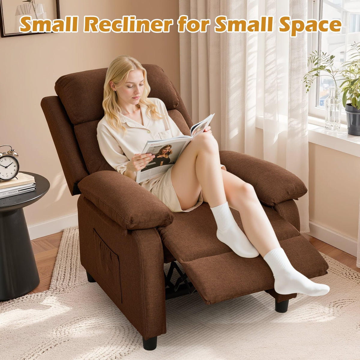 Korser Recliner Chair, Living Room Chairs for Adults