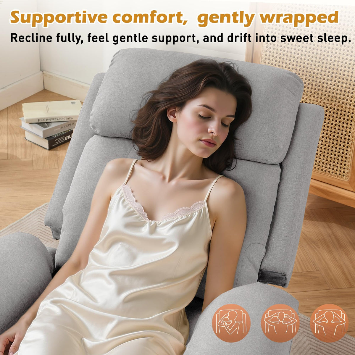Korser Recliner Chair, Living Room Chairs for Adults