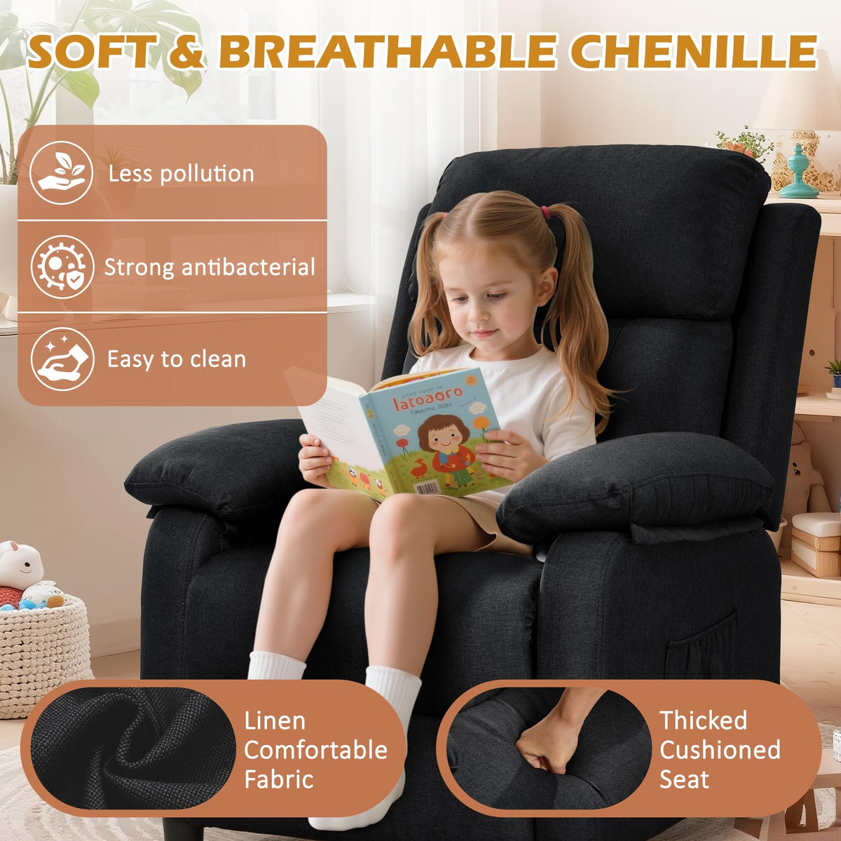 Korser Recliner Chair, Living Room Chairs for Adults