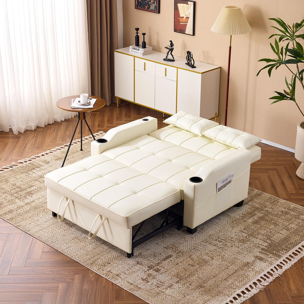 VINGLI Convertible Sleeper Chair Bed, Pull Out Sofa Couch for Living Room