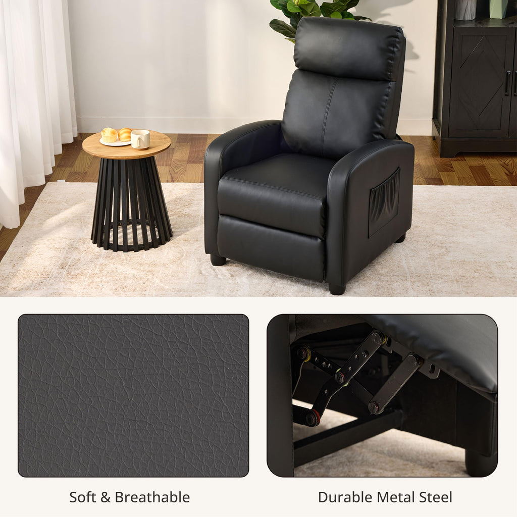 Recliner Chair for Living Room, Modern Adjustable Home Theater