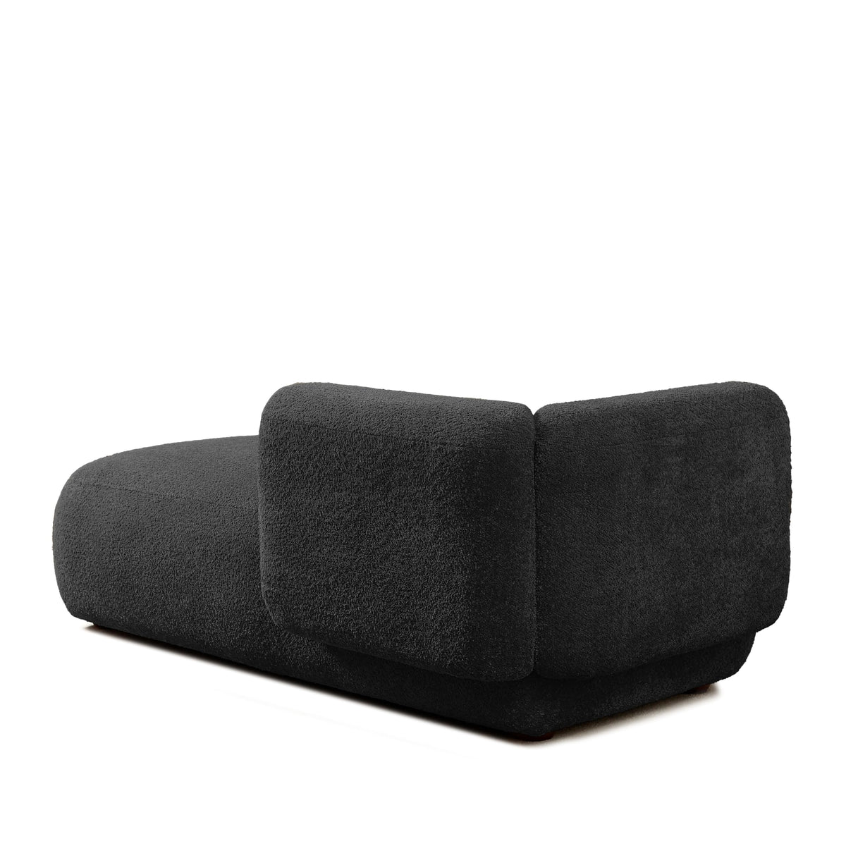 ERYE Boucle Upholstered Left Facing Chaise Lounge Indoor for Living Room Bedroom,Comfy Single Chaise Lounge Modern Leisure Recliner Sleeper Sofa Daybed, Easy Assemble