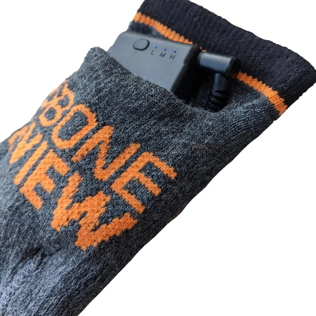 Rechargeable Skiing, Lithium Toe Inside Hunting, Boots, Powered - Snowmobiling Fishing, Fit Fit Warmer, Women Heated Winter Hiking, BoneView Socks Men or Battery Universal HotSocks Electric