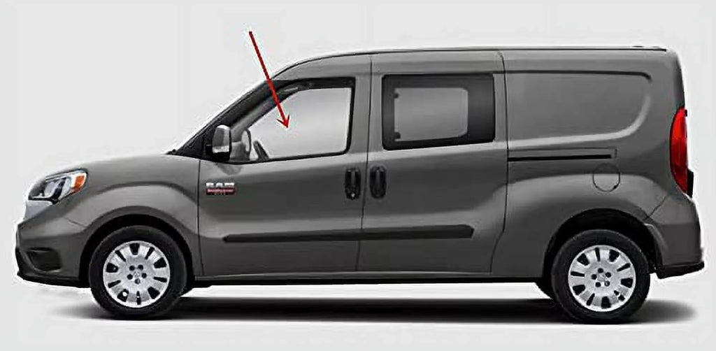 Side Door Van Front Window Door Driver Left 2015-2022 Compatible Ram Glass Promaster with City Models