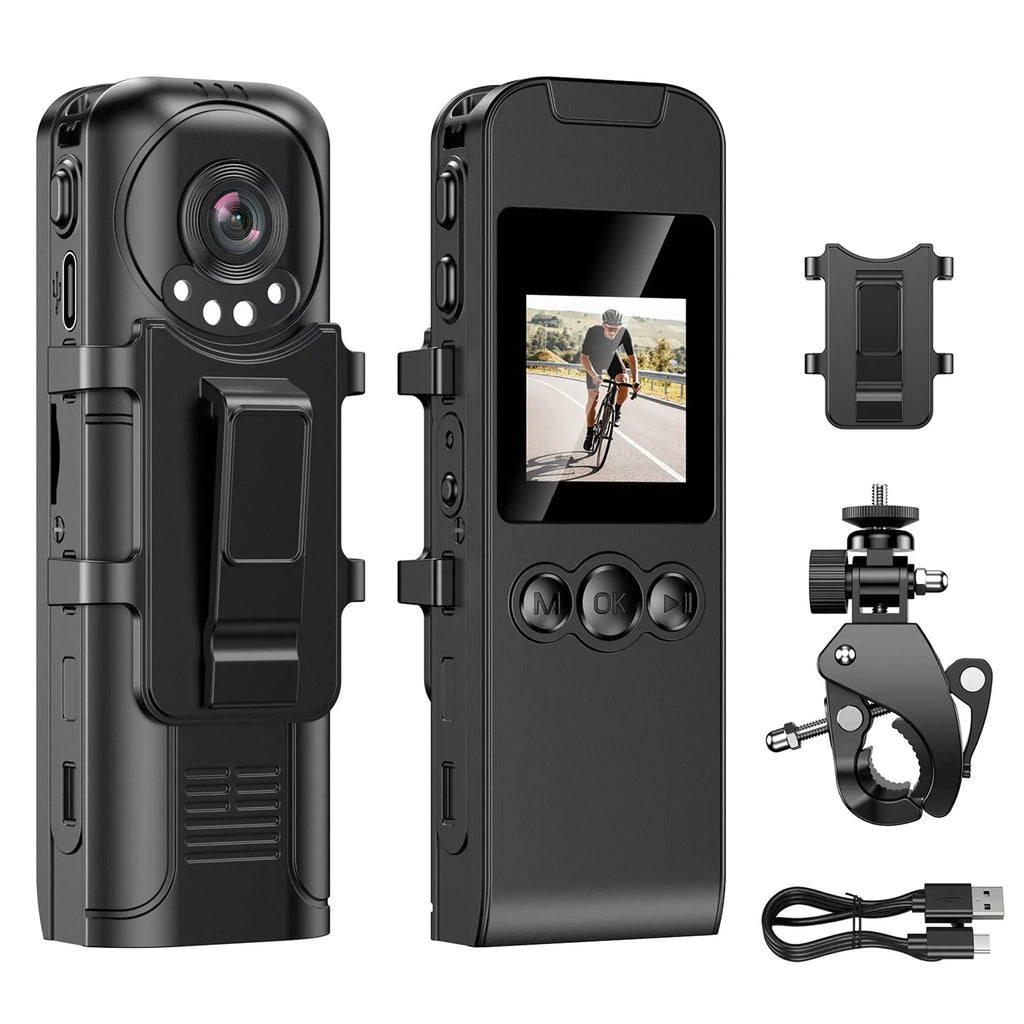 WiFi with Body Recording and Z02 Camera Video Camera, 1296P (Only Camera) Body Audio Losfom Worn