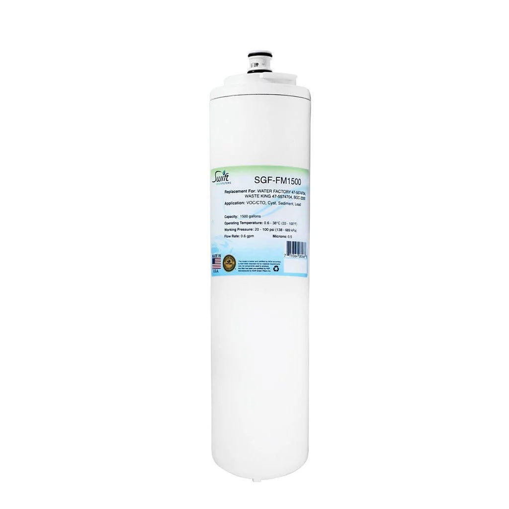 Water Factory OEM Replacement Swift SGF-FM1500 Green's For 47-5574704 3M
