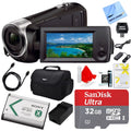 MicroSDHC HDR-CX405 with HDRCX405 Sony and Bag, Handycam Camcorder Video Card, Deluxe Bundle Charger, 32GB Cable, More HDMI AC/DC Recording CX405 Pack, Battery Memory