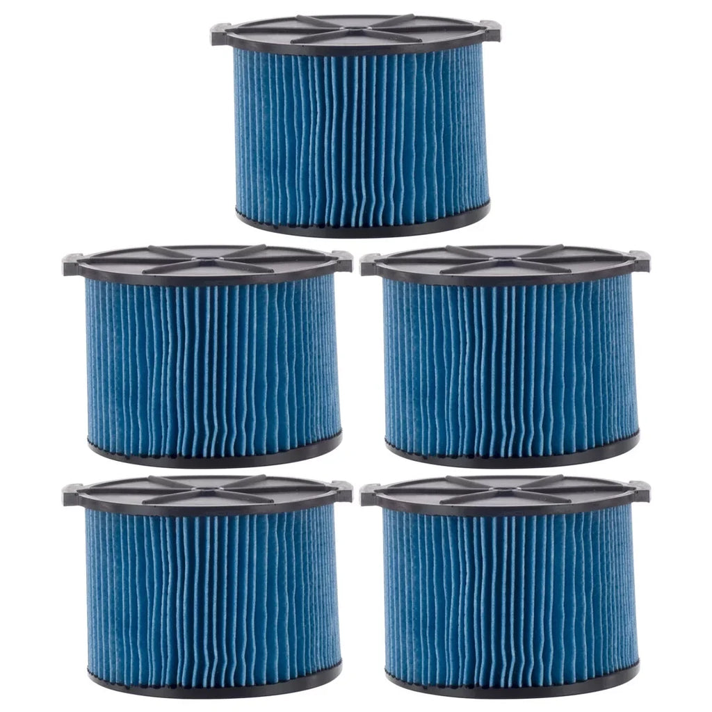 26643 3-4.5 & VF3500 Portable Gallon Fine Cartridge with 5 Part 3-Layer Dry RIDGID Vacuums Dust Pack Replacement Wet Filter Compatible