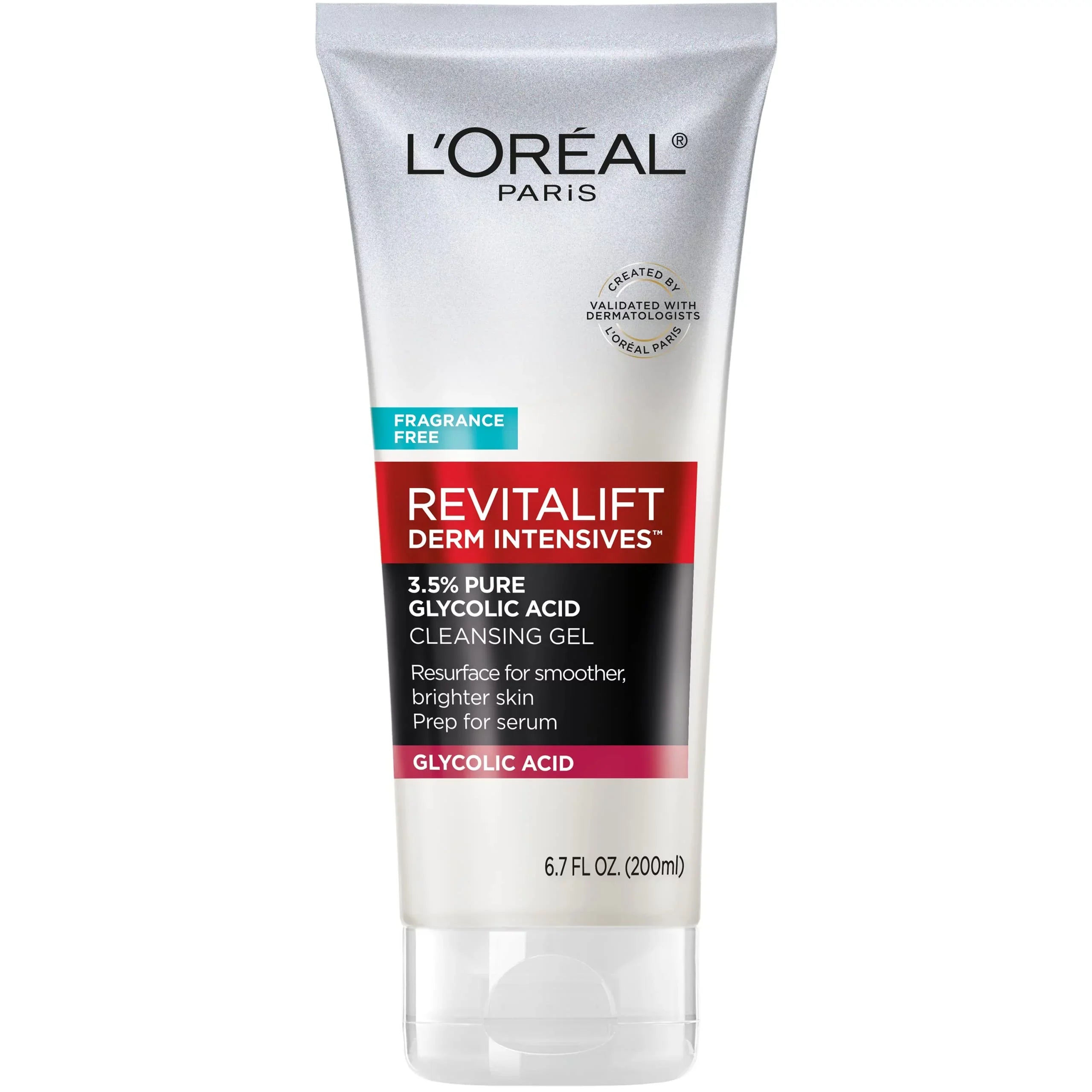 Gel Revitalift Oz Brightening Salicylic Wth Acid Paris Glycolic Pure Cleansing Acid L,Oreal 6.7 3.5% Fl