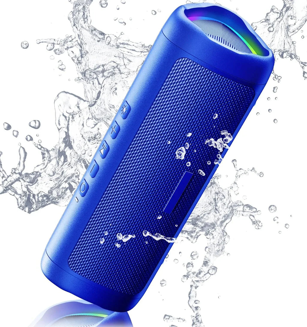 Up 24H Bluetooth IPX5 Waterproof, with Pairing, Speakers TWS Sound, to BT5.3, HD Portable Playtime,