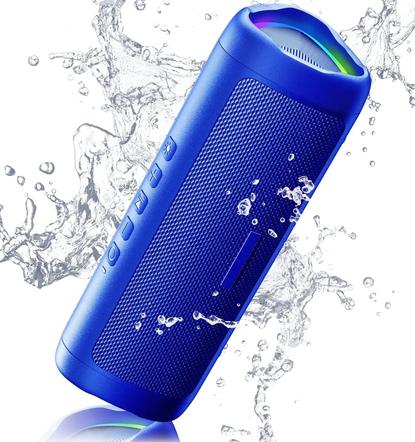 Up 24H Bluetooth IPX5 Waterproof, with Pairing, Speakers TWS Sound, to BT5.3, HD Portable Playtime,
