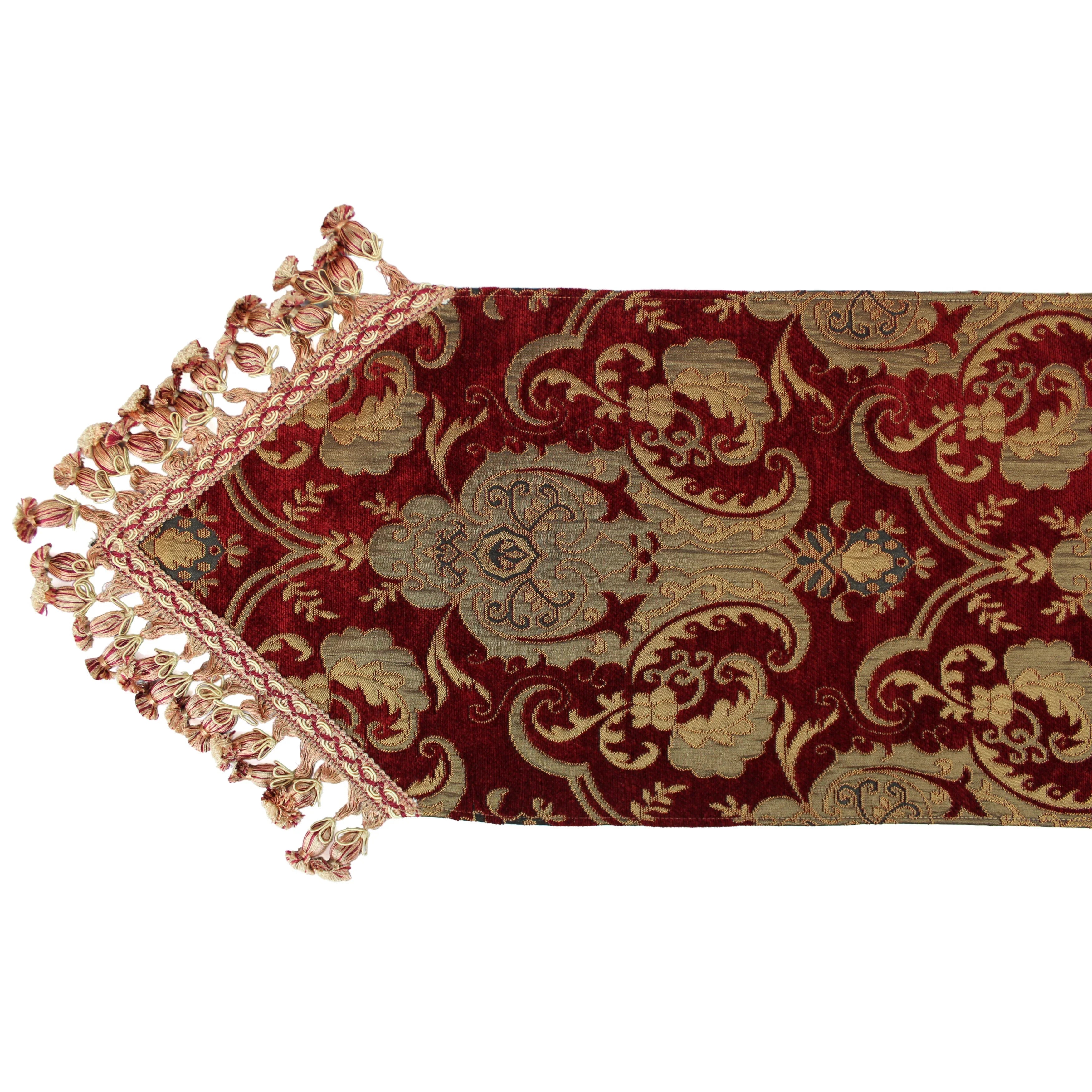 Sherry Luxury Red Art Runner Kline China Table