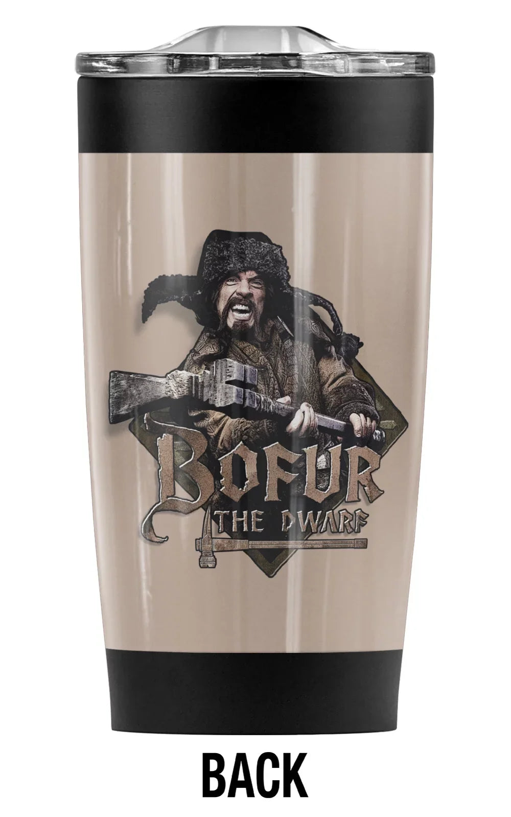 & Hot Wall Coffee 20 Drinks Hobbit/Bofur Insulated for Cold Sliding and Double The Steel with | oz Stainless Travel Vacuum Mug/Cup, Tumbler Beverages Lid Leakproof Great