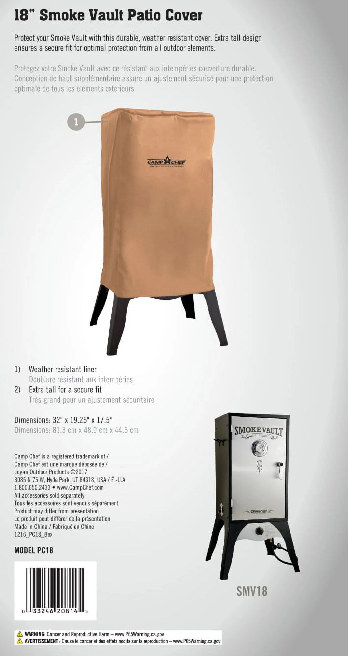 Camp Protective Chef Patio Cover PC18