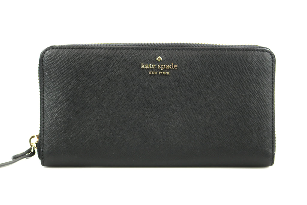 Spade Leather Way Laurel - Black Neda Kate Wallet