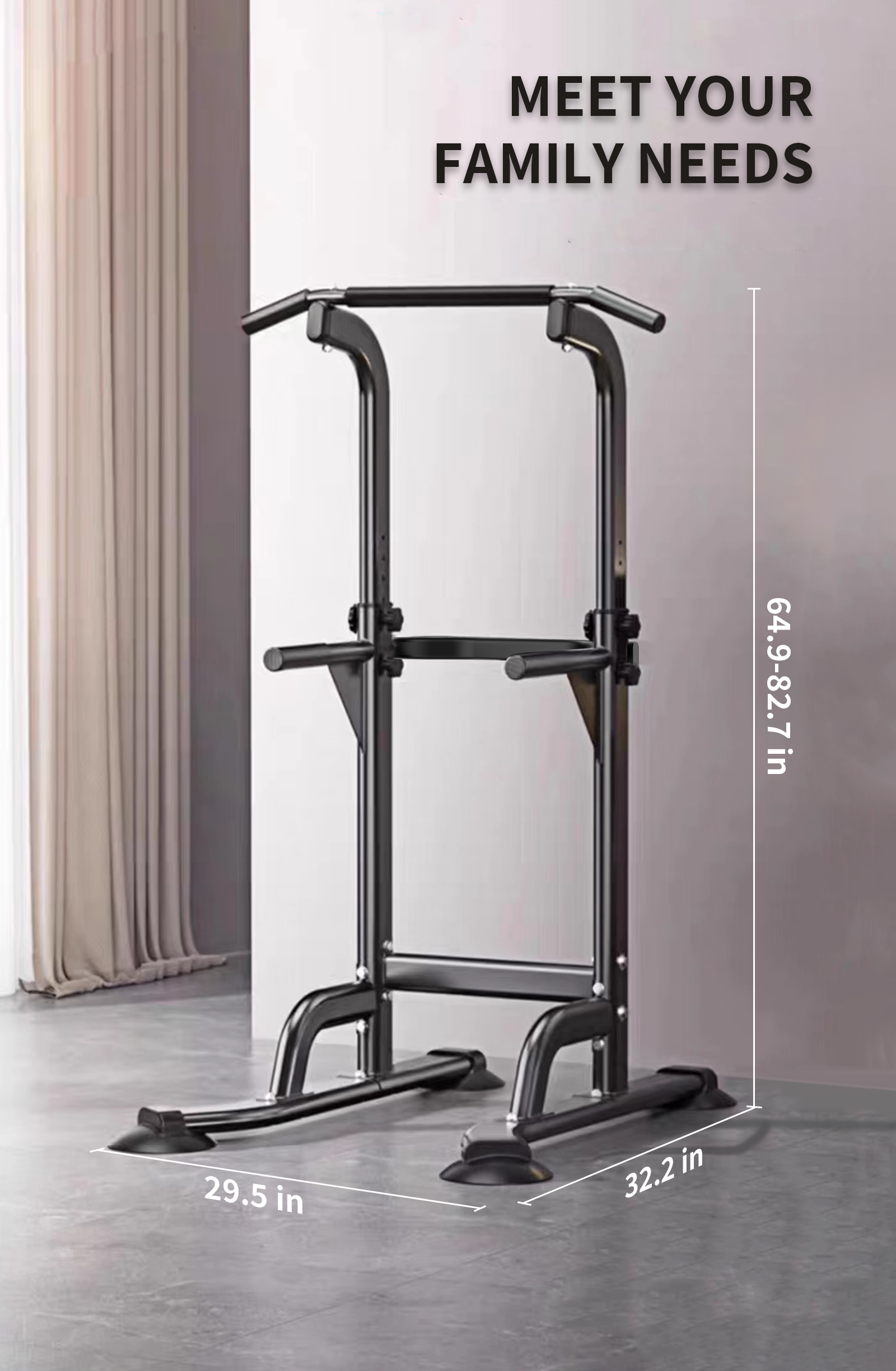 Dip Training Life Strength Power Home Gym Newer Workout Station Rebuild Up Your Fitness Tower for Equipment Version,400LBS Pull Station Bar
