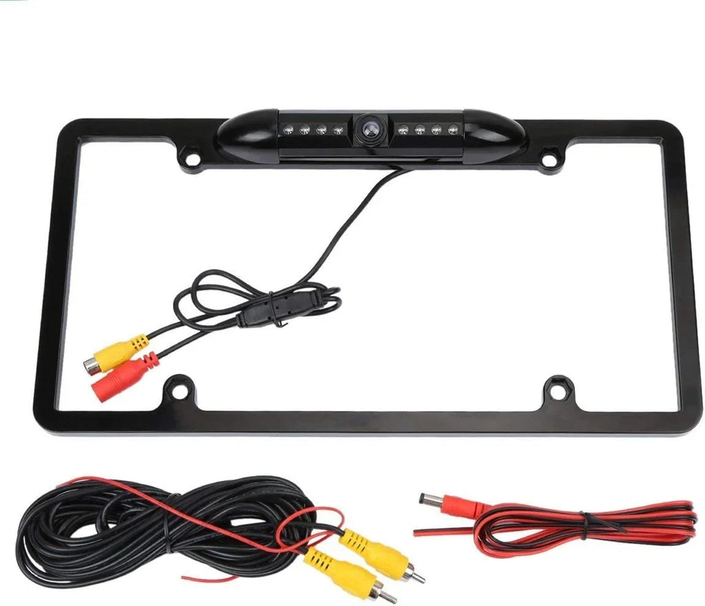 JVC Backup for KWV830BT License Camera Rearview KW-V830BT Plate Frame Black