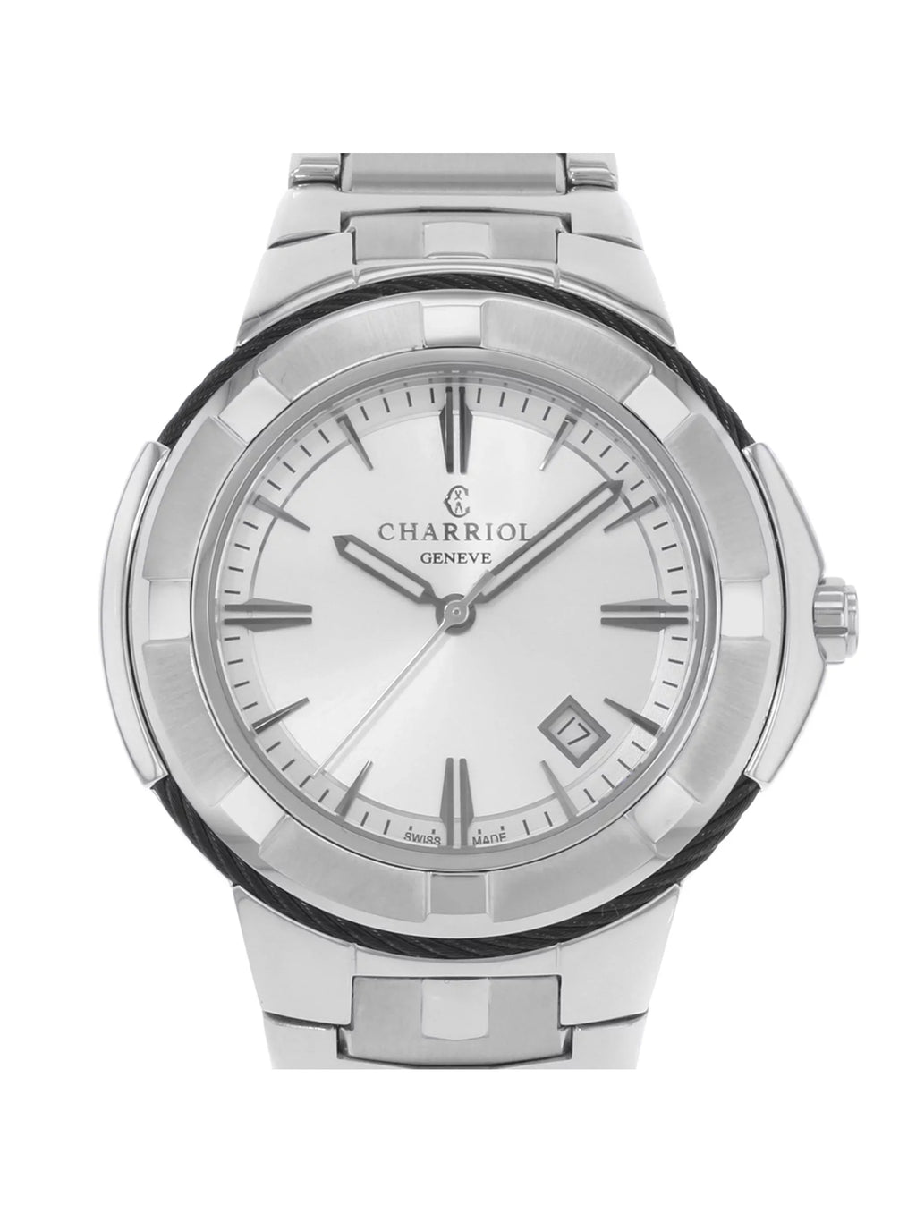 CE443B.930.103 Stainless Steel Dial Celtic Charriol Mens Silver Watch Quartz