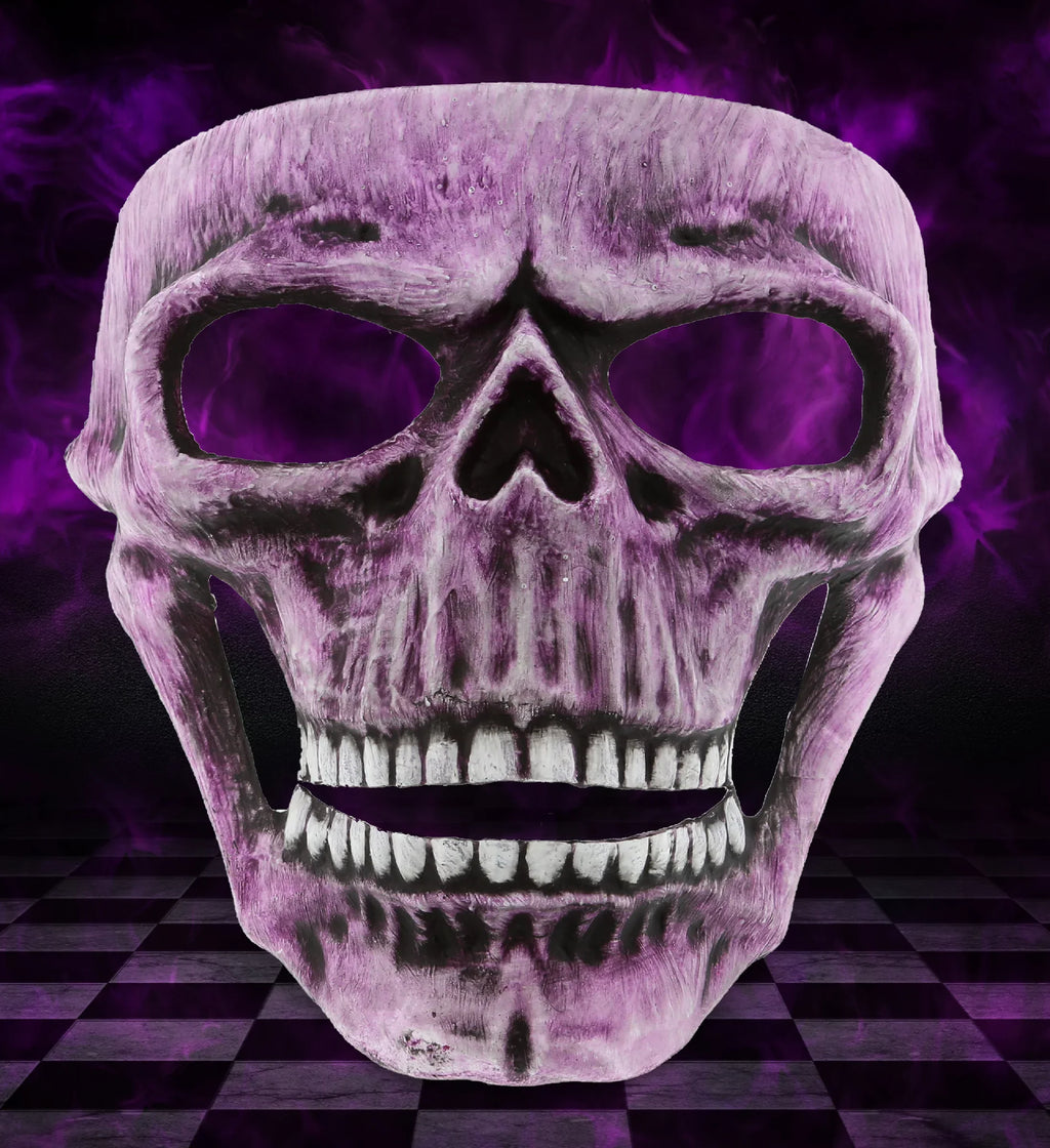 Halloween, Mask Horror-Themed Skull Pink and for Inspired Women, Conventions, Accessory, Mask Mask Steampunk Skeleton Studio Costume Costume Perfect Men Full Attitude for Parties, - Face and Events
