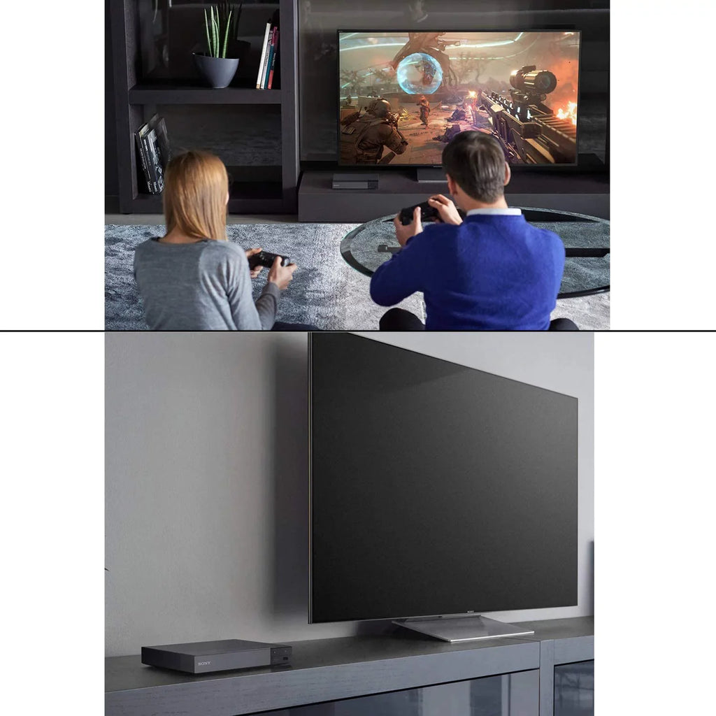 Sony Player & with Mirroring, Streaming Cleaning Blue Tv, Ray/Cd HDMI Players Full Bluray WiFi. Cable, Remote Ray Playback, Player, Control, Video Screen HD for DVD Includes Blu 1080p, Cloth