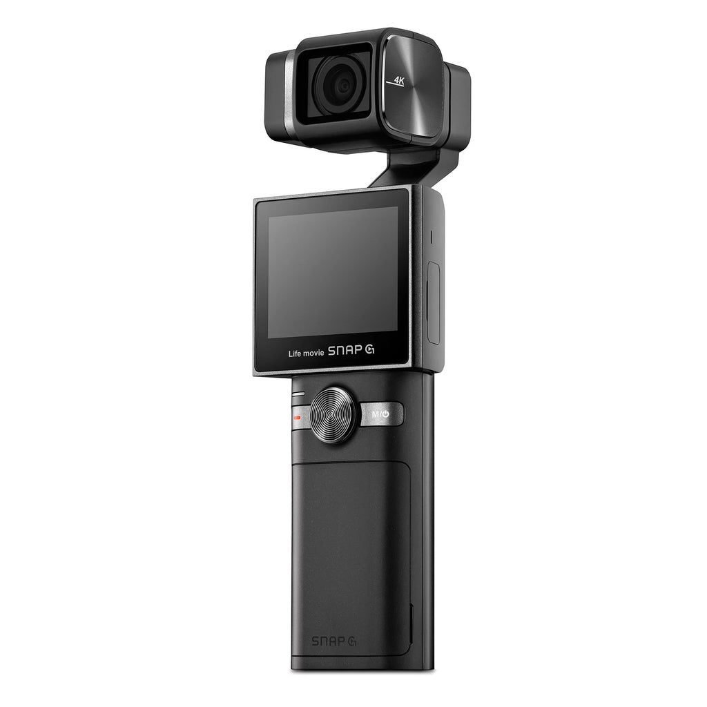 60FPS Angle Replaceable Battery Live Camera Track Battery Vlog Handheld ID LCD Package Thinkware Touchscreen Wide Stabilizer Influencer Gimbal 133.9° 3-Axis 2" SNAP-G Stream 4K Face Video Creator AI