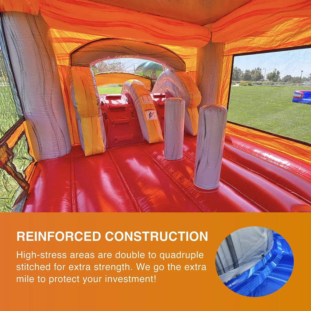 and Bounce Slide Water Kids Blower), T-Rex Commercial House for Adults Pool (with Grade JumpOrange and