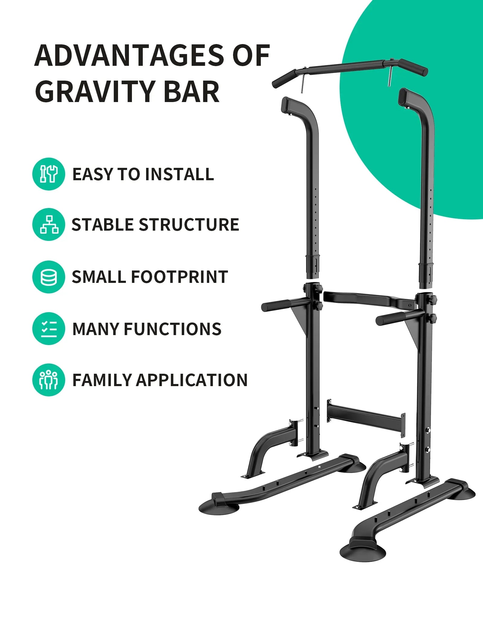Dip Training Life Strength Power Home Gym Newer Workout Station Rebuild Up Your Fitness Tower for Equipment Version,400LBS Pull Station Bar