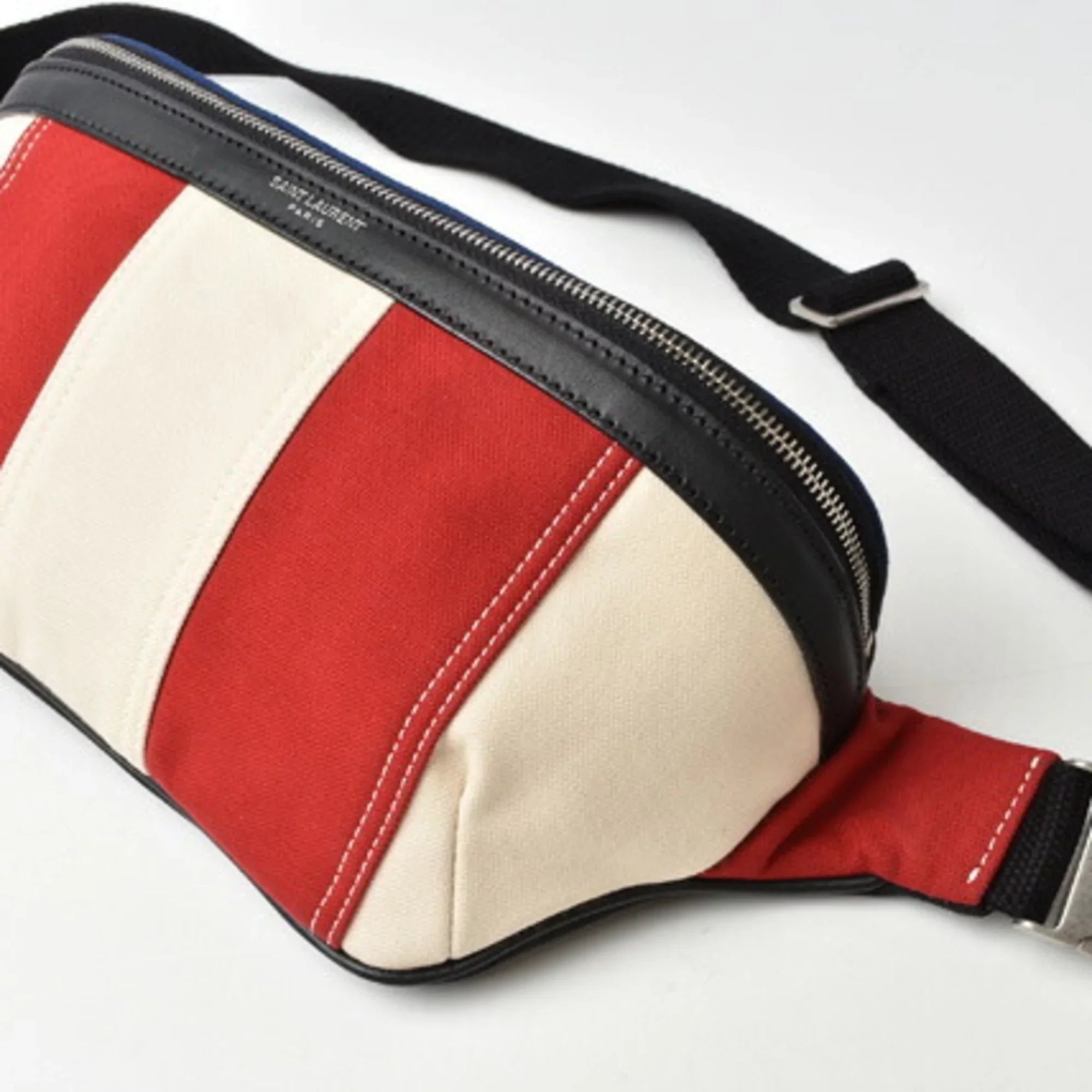Saint Star (New) Pre-Owned Leather Bum MARSUPIO SAINT Pouch 557831 Bag Waist Laurent LAURENT Multicolor