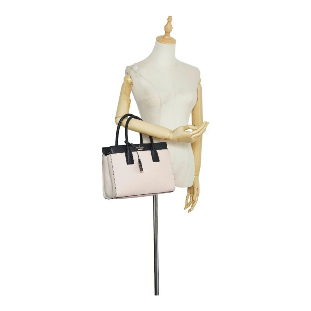CANDACE Kate ladies Pre-Owned SMALL handbag (Good) PXRU5957 CAMERON Spade spade leather black STREET pink