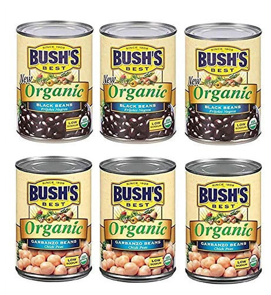 Black (Chickpeas) And Beans, Pack, Black Bush,S 3 Garbanzo Organic Best Garbanzo 3 Beans, 1 Variety Ct Beans