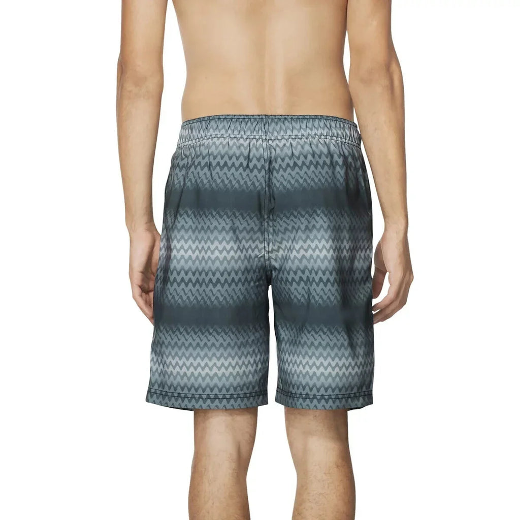 Men's Bondi Stretch Shorts Dwr 2-Way Stripe Speedo Board 20" Purview Black-Large
