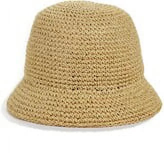 Spade New Metallic Tan Women’s Bucket Hat Crochet Kate York