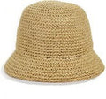 Spade New Metallic Tan Women’s Bucket Hat Crochet Kate York