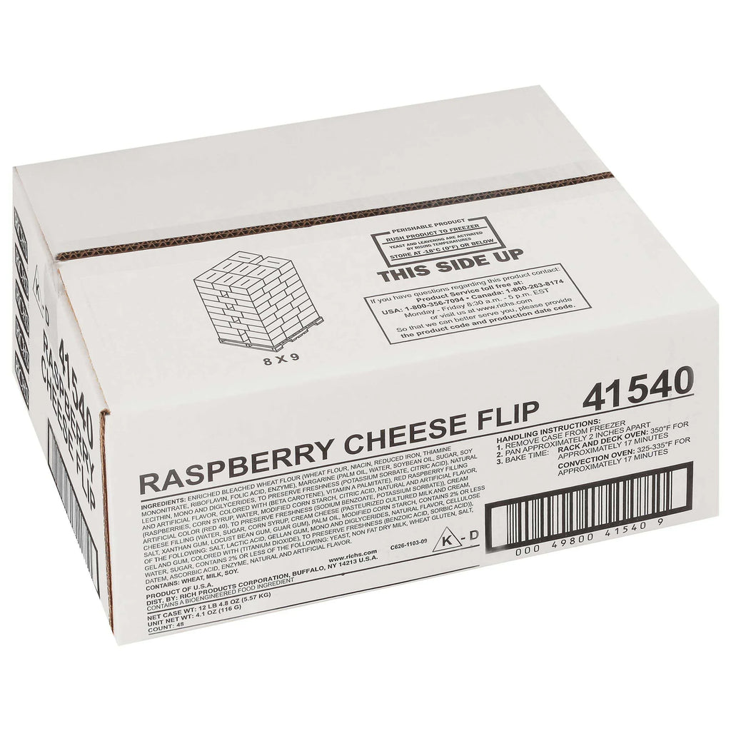 4.1oz OF Raspberry Croissant 48) Dough Cheese Products (PACK Preproofed Rich's
