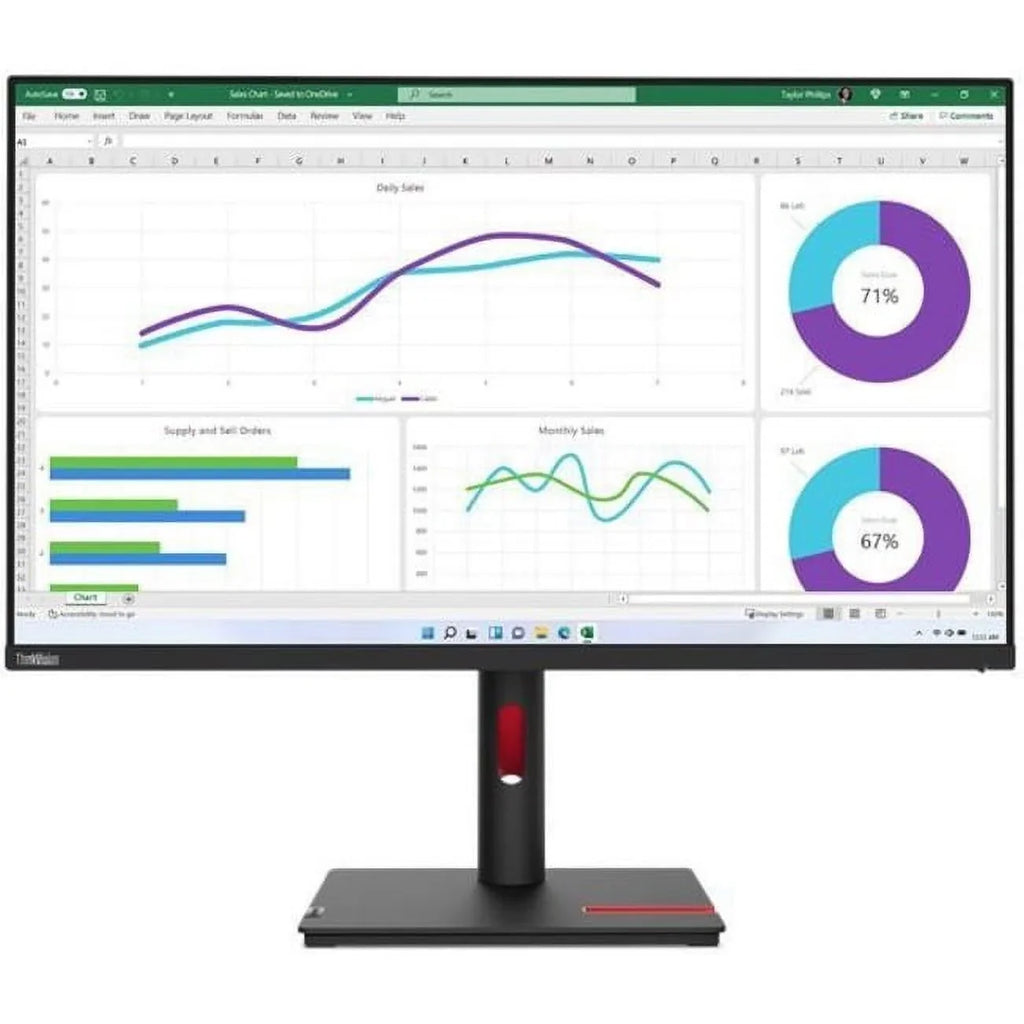 2560 sRGB, Monitor, Anti-glare T32h-30 LCD 1440 ThinkVision  x 32\"