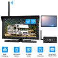 Reverse Trailer Cameras RV Camera IR Night Wireless Auto-Vox Camera Van Solar4 Support Backup Truck Vision HD 7" 2 Monitor Solar for Kit