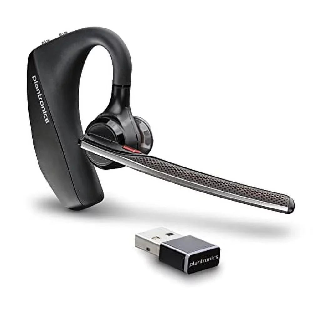 Headset Canceling connect - Plantronics to - 5200 (Poly) Noise PC your - Mac & Voyager Teams, UC Works Single-Ear with USB-A and/or Zoom Compatible to more - Bluetooth - (Monaural)
