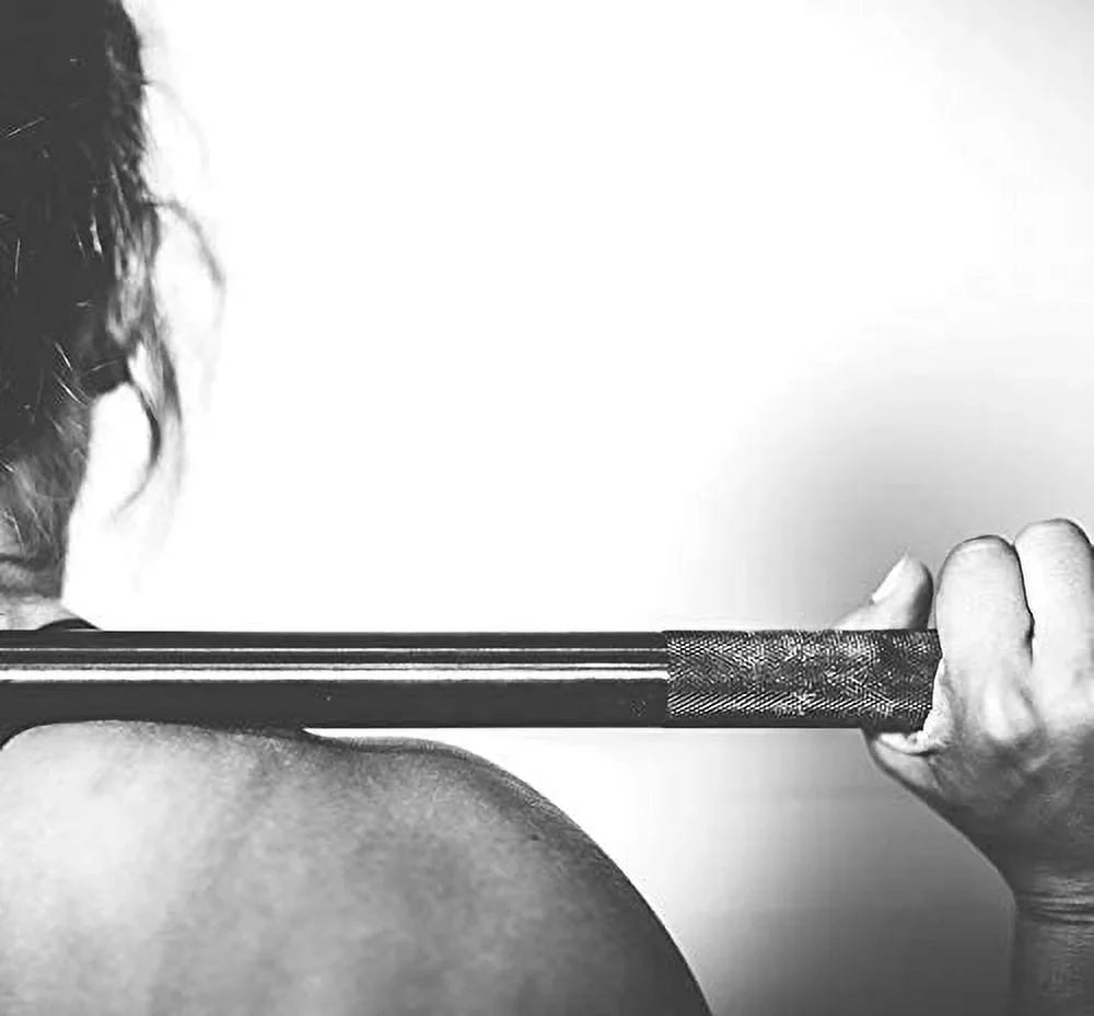 lb. - Bar Weight 86" Straight - Bar Heavy-Duty 330 Olympic 2-inch for Capacity Plates Barbell Weightlifting Weight