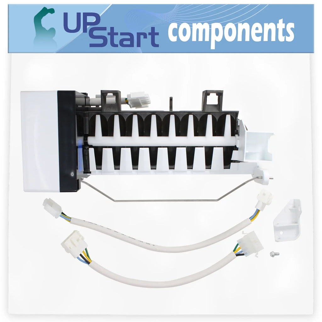 Refrigerator with Magic RC203PDA-DS09A Icemaker - Ice Compatible W10190978 Replacement D7824706Q Chef for Maker