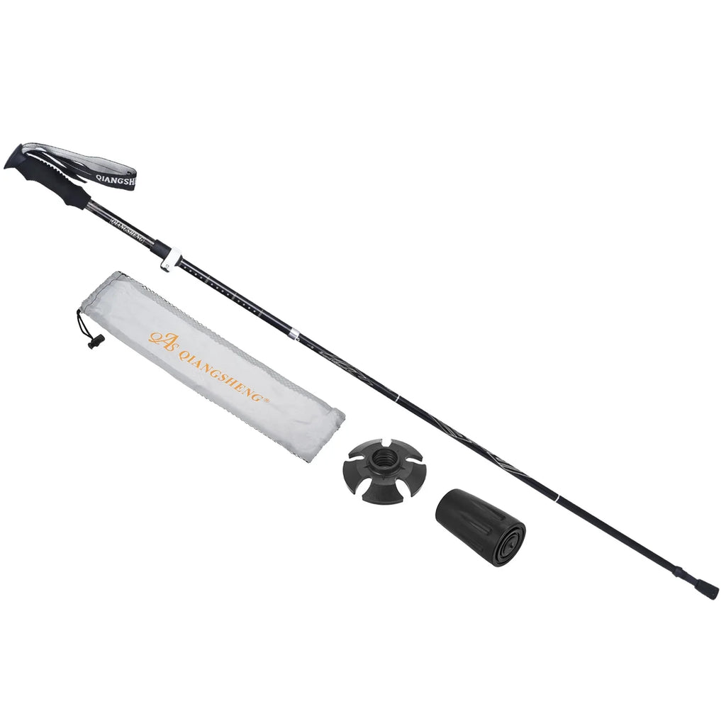 53 Hiking Trekking Pole Collapsible Inch Uxcell Poles, Telescopic White