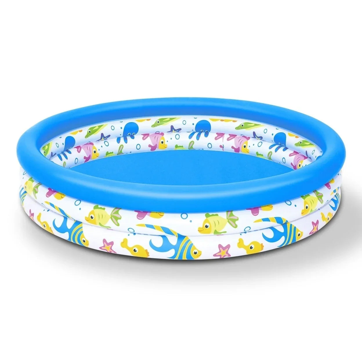 Up 48x10In Inflatable Ball Pool Foldable For Swim Pool 2 Center Kids Pool Blow Family Swimming