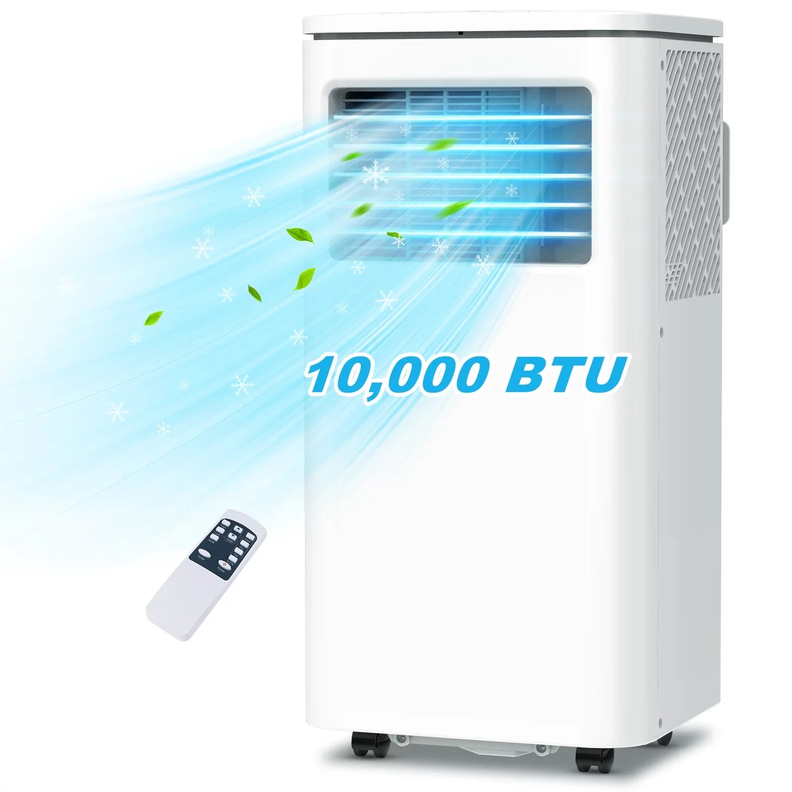 Conditioner Bedroom Freestanding Air Kit NPL-06C AC W/ Room Window Remote Dehumidifier BTU Portable Fan LifePlus Indoor 10,000 Unit