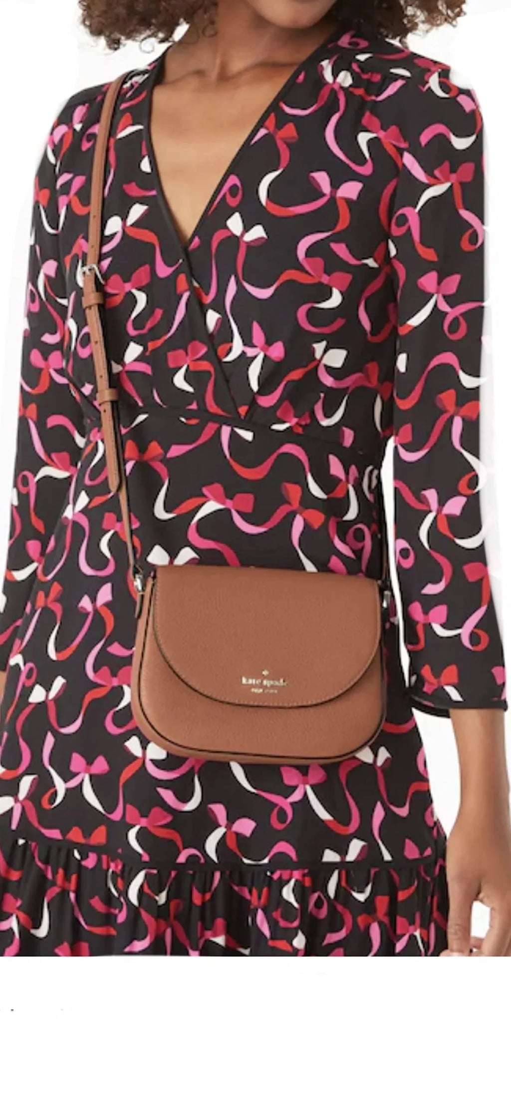 Mini ginger) Spade Flap (Warm Crossbody Leila Kate