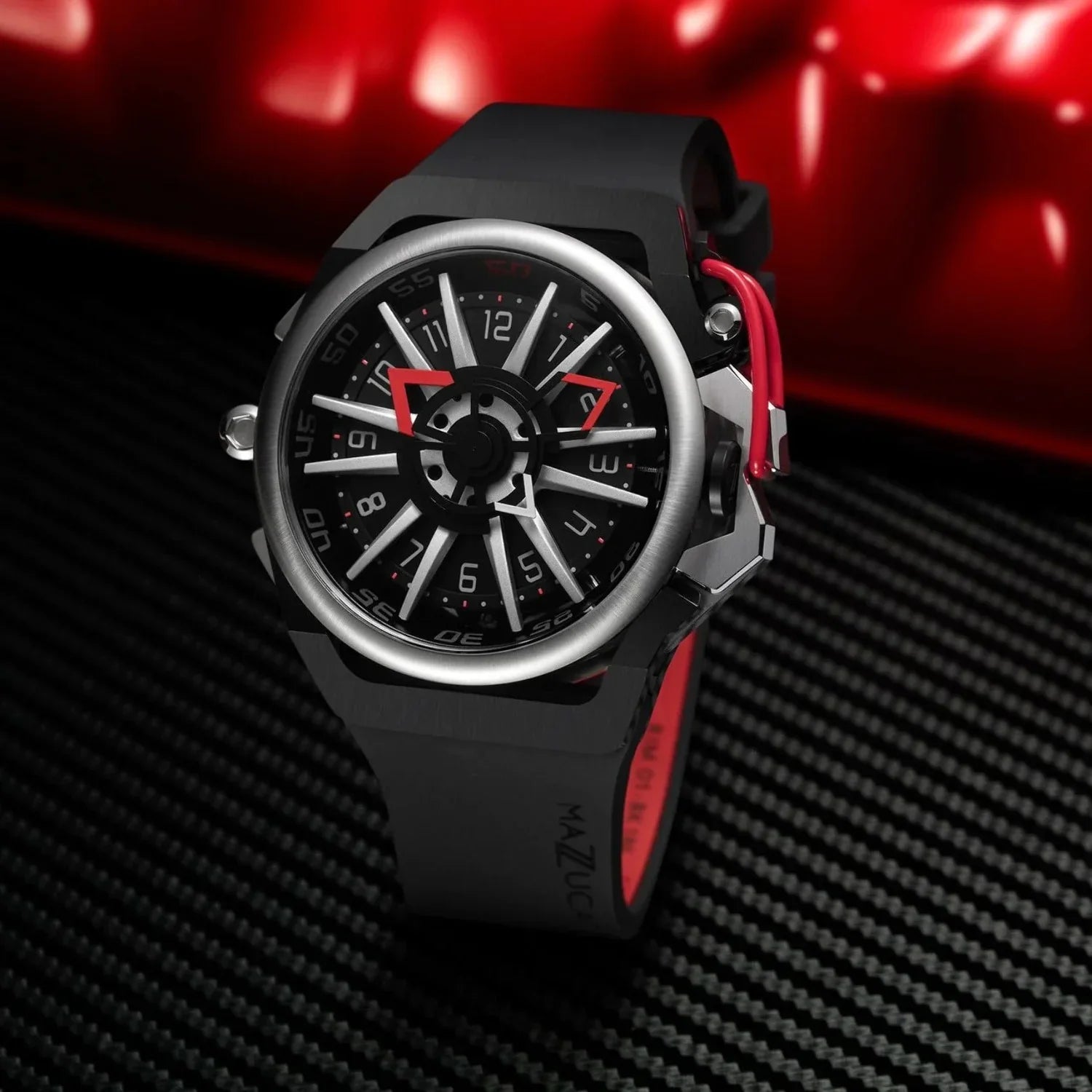 Red Mazzucato RIM Reversible Automatic Black