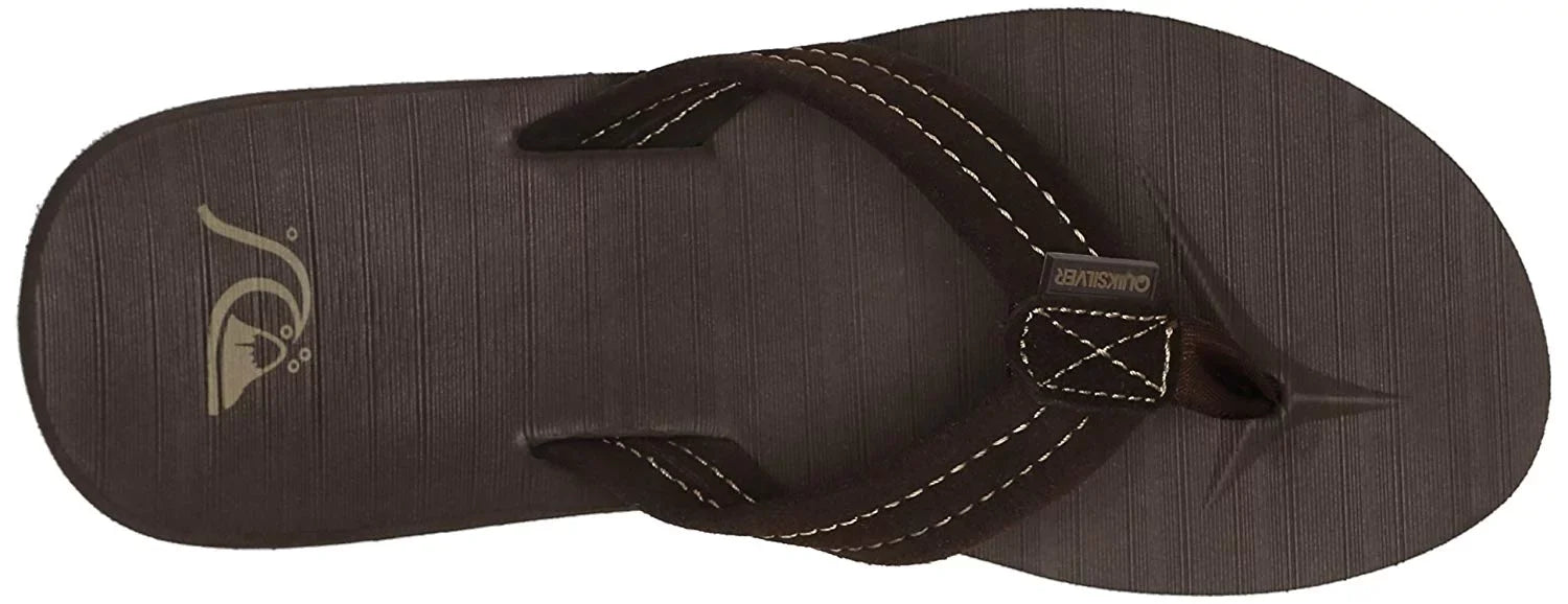 3-Point Men's Carver Suede Flip-Flop Quiksilver